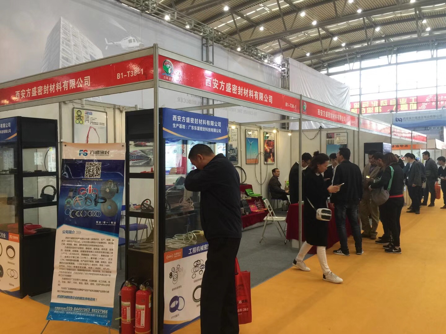 東晟密封件公司：中國（西安）國際密封工業(yè)技術(shù)展覽會(huì)現(xiàn)場