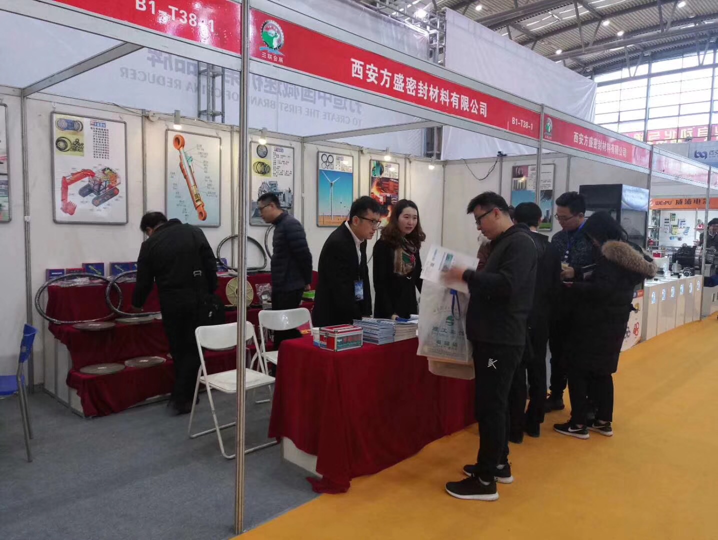 東晟密封件公司：中國（西安）國際密封工業(yè)技術(shù)展覽會(huì)現(xiàn)場