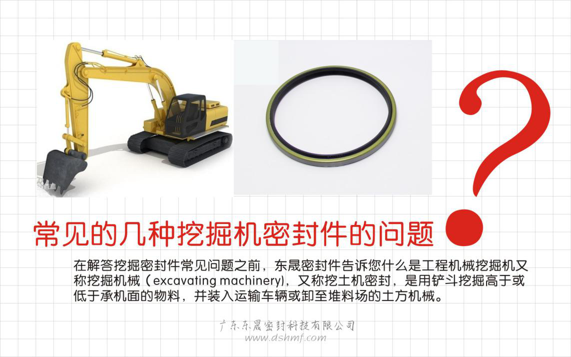 常見(jiàn)的幾種挖掘機(jī)密封件的問(wèn)題，您知道多少呢？