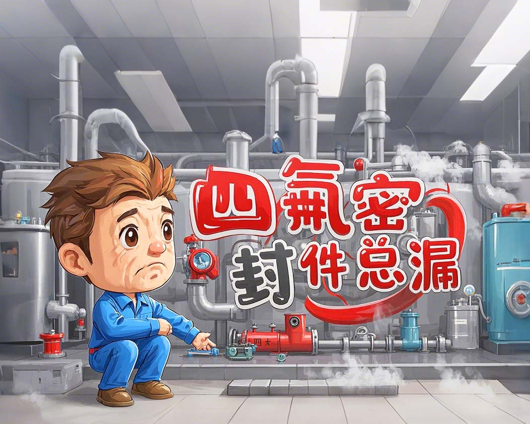 四氟密封件總漏案例丨可能是你安裝時(shí)3次“瞎折騰”！?