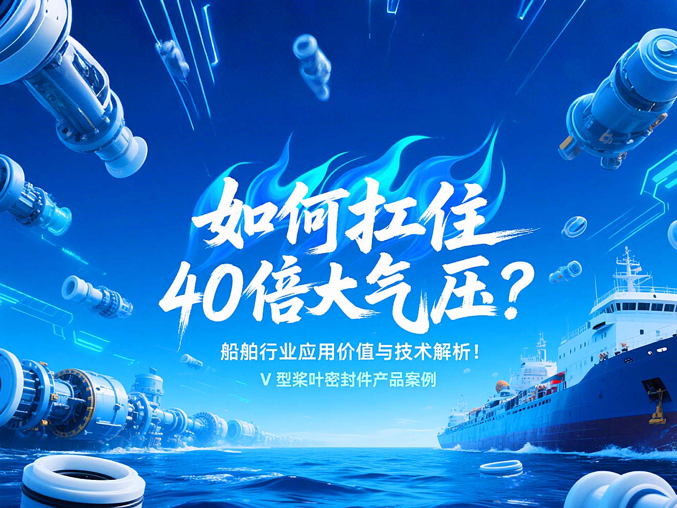 V型槳葉密封件 ?  如何扛住40倍大氣壓：船舶行業(yè)應(yīng)用價值與技術(shù)解析！