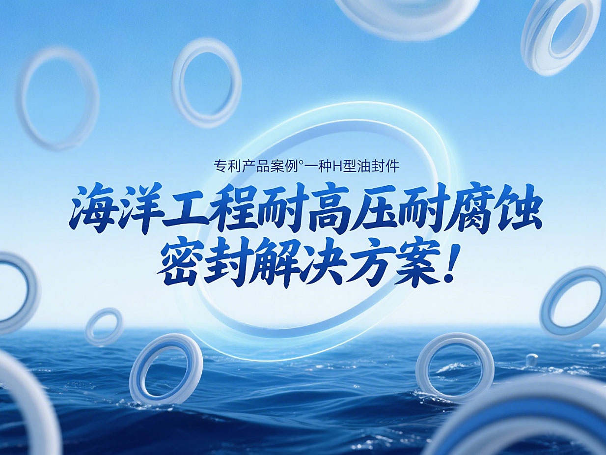 專利產(chǎn)品案例 ? 一種H型油封件：海洋工程耐高壓耐腐蝕的密封解決方案！