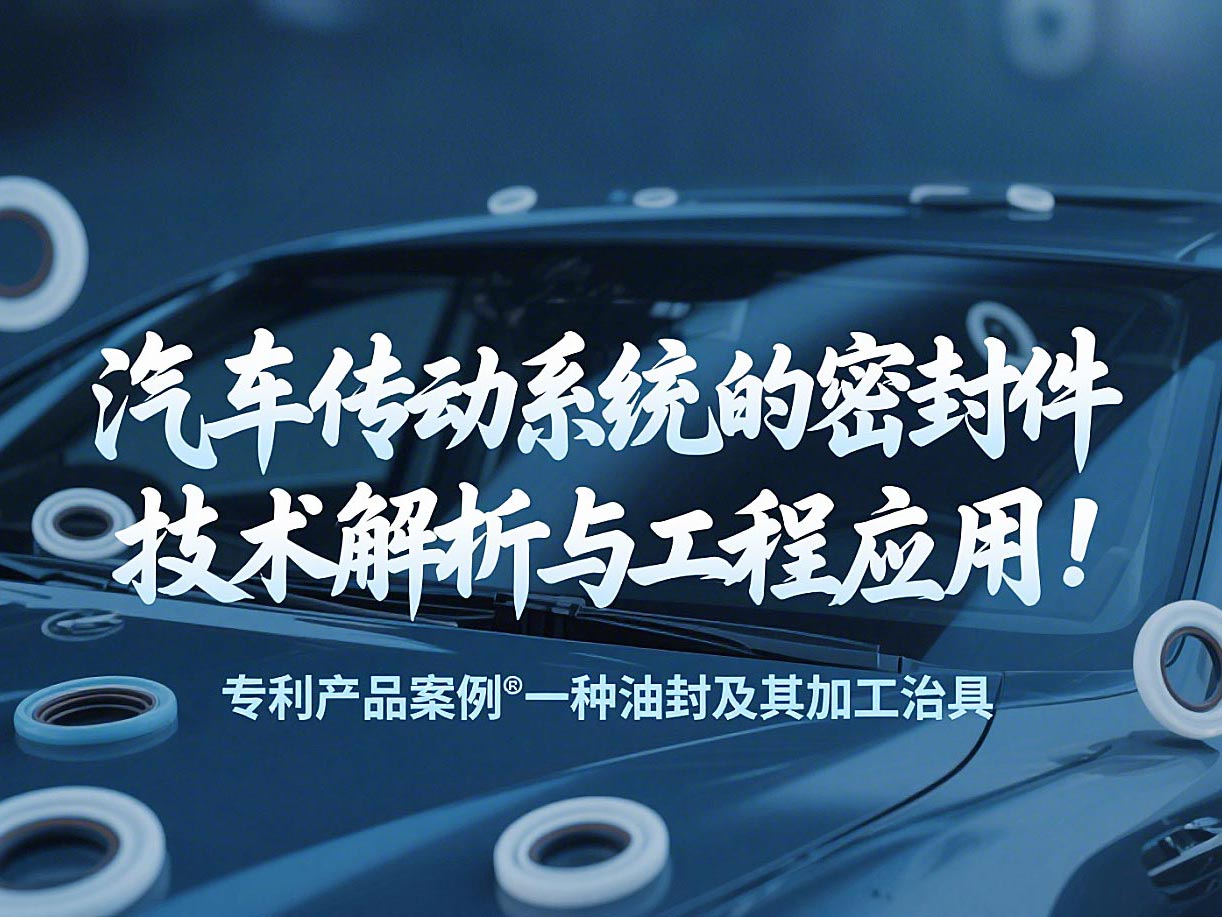 專利產(chǎn)品案例 ? 一種油封及其加工治具:汽車傳動系統(tǒng)的密封件技術解析與工程應用!