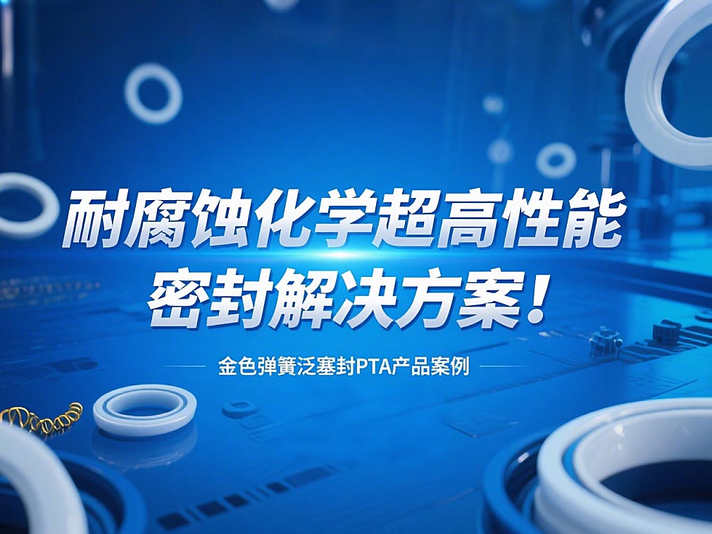 金色彈簧泛塞封PTA產(chǎn)品案例 ? 耐腐蝕化學(xué)超高性能密封解決方案!?