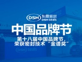 東晟密封件閃耀2024第十八屆中國品牌節(jié)，榮獲密封技術(shù)“金譜獎”